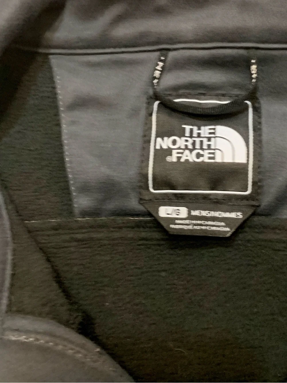 The North Face Men’s Black & Dark Gray Softshell Bomber Jacket